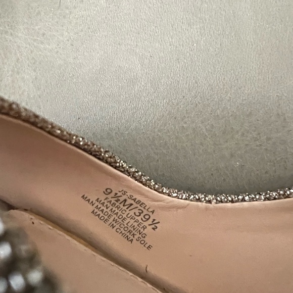 Jessica Simpson Sabella Sparkly Gold Pumps - Picture 3 of 7